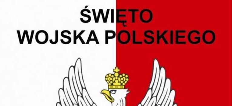 Czarny napis Święto Wojska Polskiego